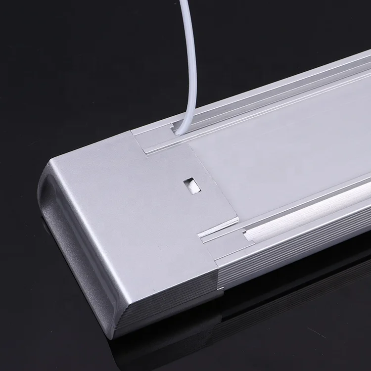 
Aluminum and full pc linear batten 76x24x600mm 18w led flat tube light 