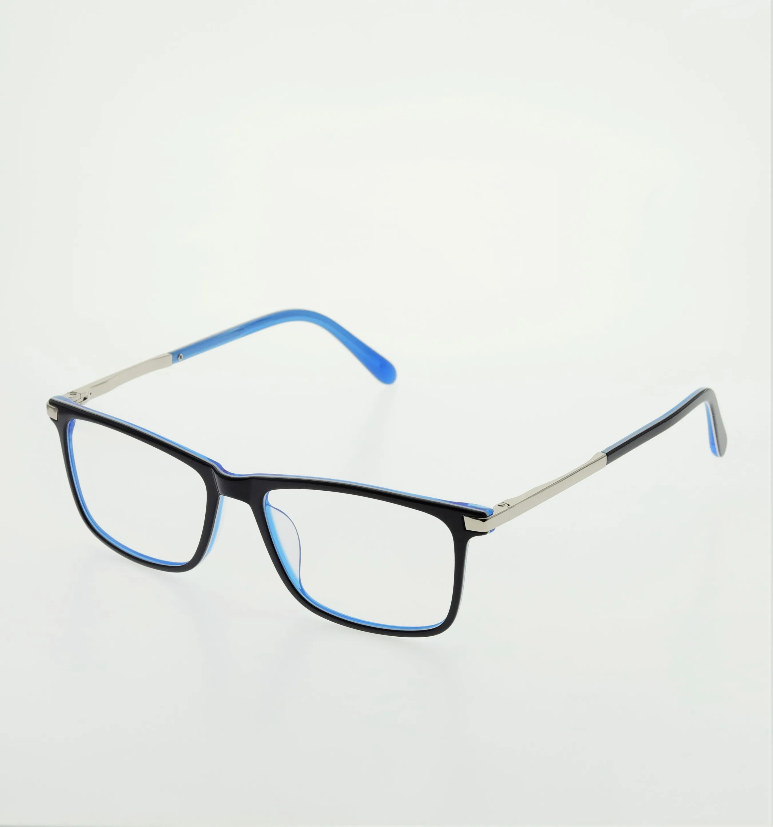 

Double Colour Thin Man Galasses High Quality Acetate Optical Glasses Eyewear Frame, Same as picture