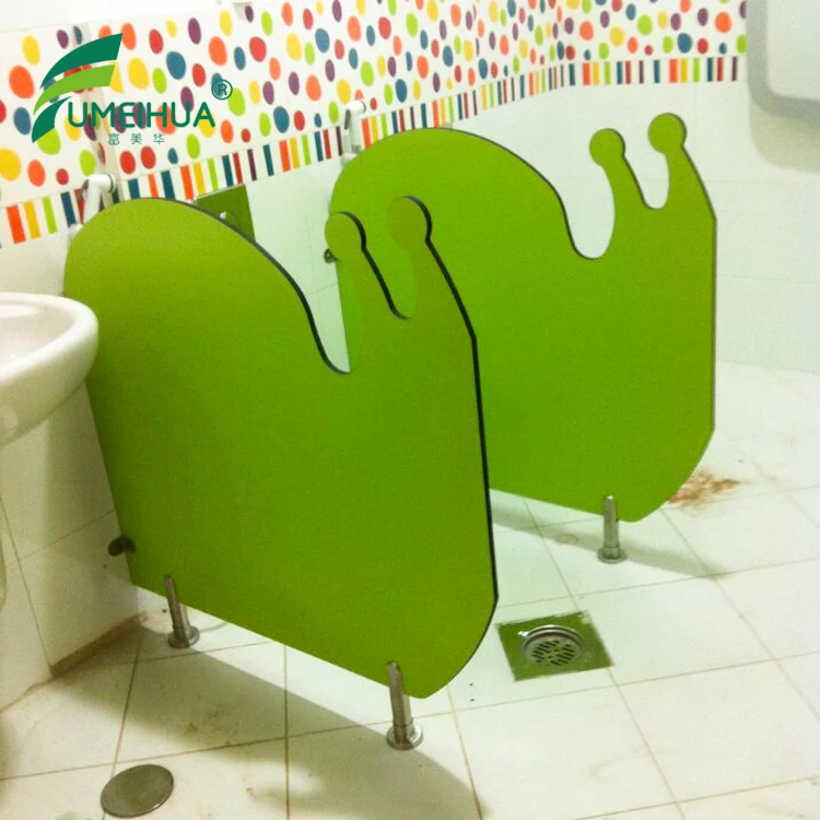 
kindergarten and nursery school kids toilet cubicles partition 