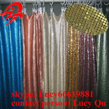High Quality Copper Colored Curtains Metallic Sequin Curtain 15