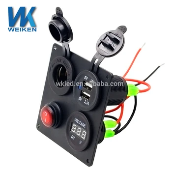 12 Volt Ip65 Waterproof Aluminium Marine Switch Panel Switch