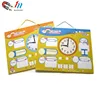 magnetic clock board magnetic charts game