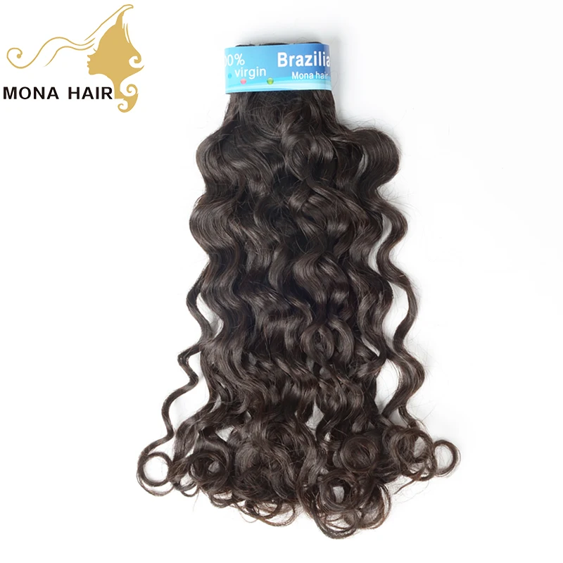

Mona Hair wholesale brazilian hair water wave virgin human hair extension