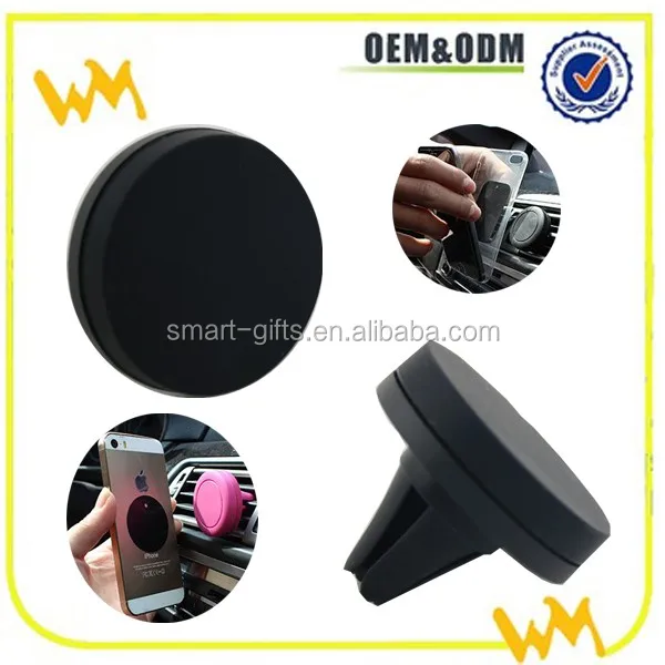 Plastic air outlet magnetic car mobile holder