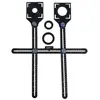 Tile Glass Hole Saw Cutter Guide Opening Locator Tool Two Circle Head Adjustable Ceramic Woodworking Tools Template Accessories
