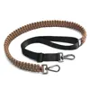 Adjustable 2 point rifle strap paracord gun sling with swivel clip lock