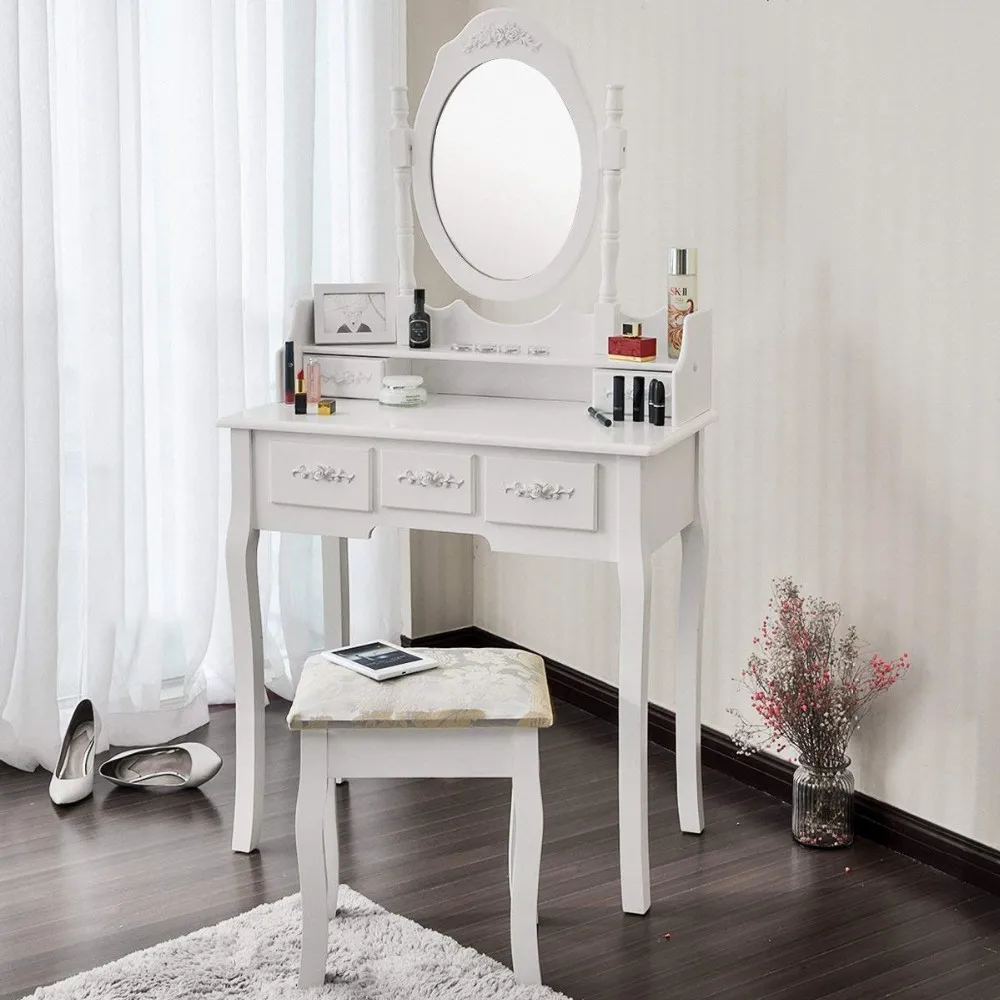 bedroom vanity 6 drawer dresser model modern dressing table set
