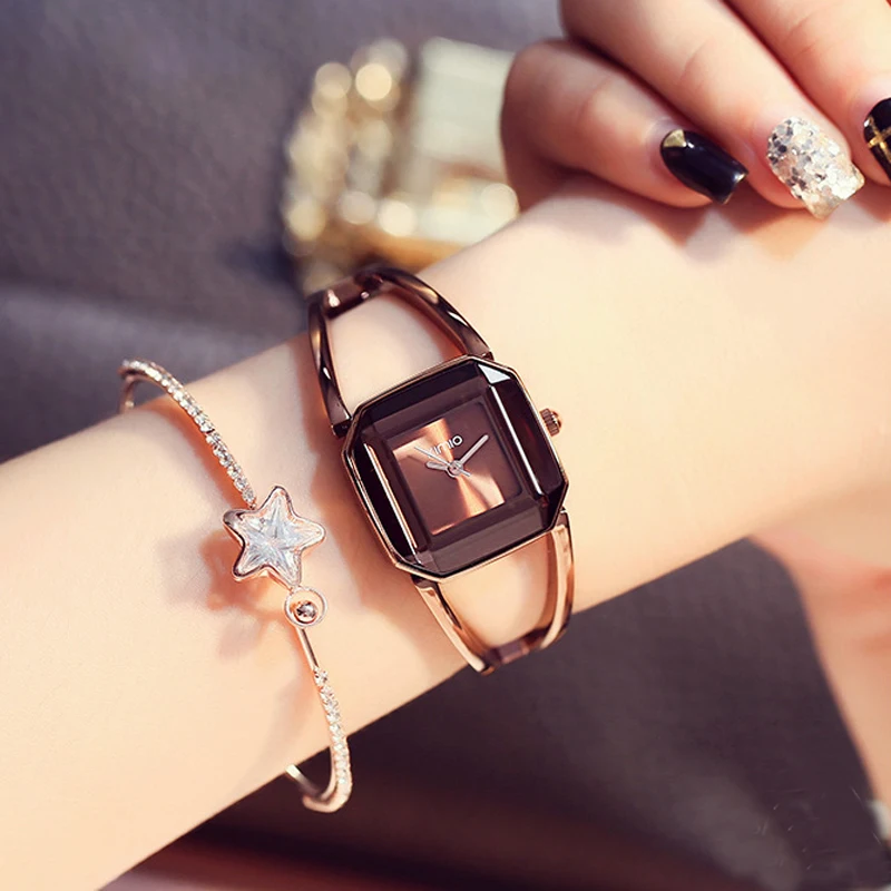 

Square Bracelet Watches Women Luxury Ladies Watch Rose Gold Female Quartz Wristwatches