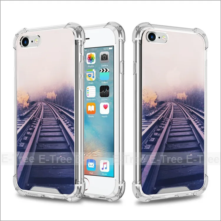 

Wholesale Shockproof Hybrid Tpu Frame Clear PC Hard Case For Apple iPhone 7, 5 style available