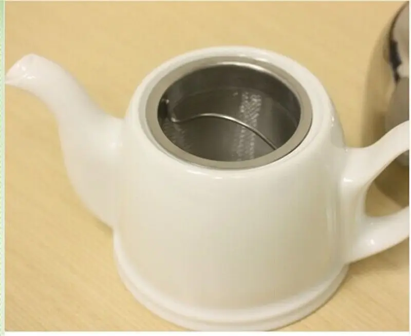 White Black Thermal Insulation Porcelain Ceramic Teapot With Cosy Cover