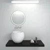 SM-8331 Luxury Bathroom Stone Resin Basin Solid Surface Round Sink