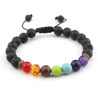 

Fashion Adjustable Custom Braided Natural Lava Stone Bracelet For Women Wholesale NS8064216