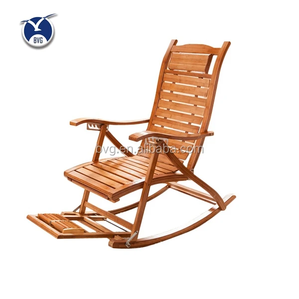 
High quality cheap price living room folding chair used rocking bamboo chairs 