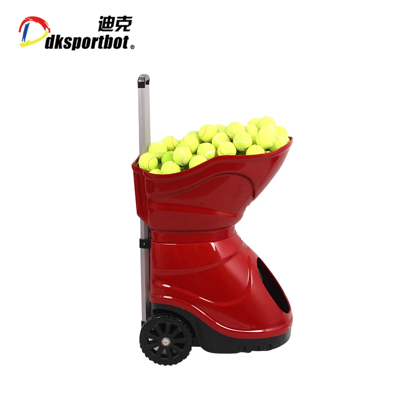 

DK Model DT2 Full Function Training Partner Tennis Ball Machine, Red