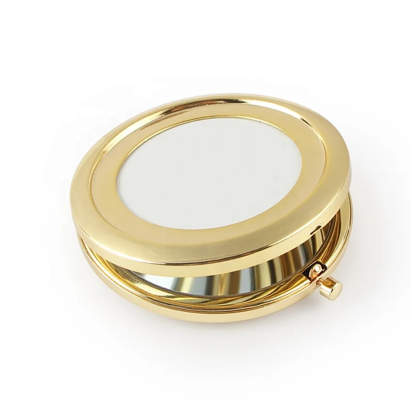 

Fashion Mini Gold Double Side Metal Pocket Compact Mirror