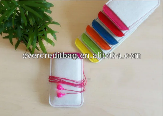 Eco Friendly Felt Protect Bag for Cell Phone