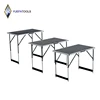 hot sale multi function pasting table outdoor picnic table four heights adjustable aluminum folding table