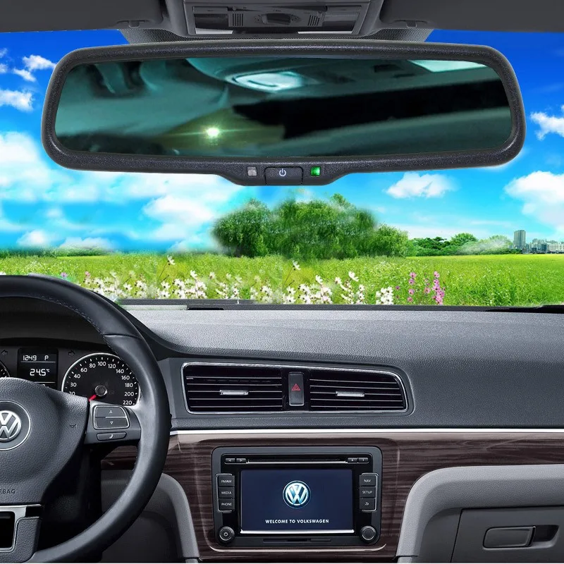 Auto Dimming 4.3inch Monitor Rear View Rearview Mirror 4 Led Light