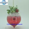 Ball shape vintage red glass radish artificial vegetable for Christmas or daily decoration