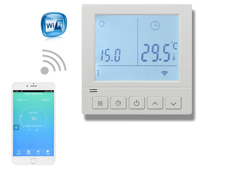Zigbee Underfloor Heating Room Thermostat Buy Zigbee Thermostat