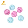 2019 new design plastic bell feather round hollow interactive pet dog cat toy ball