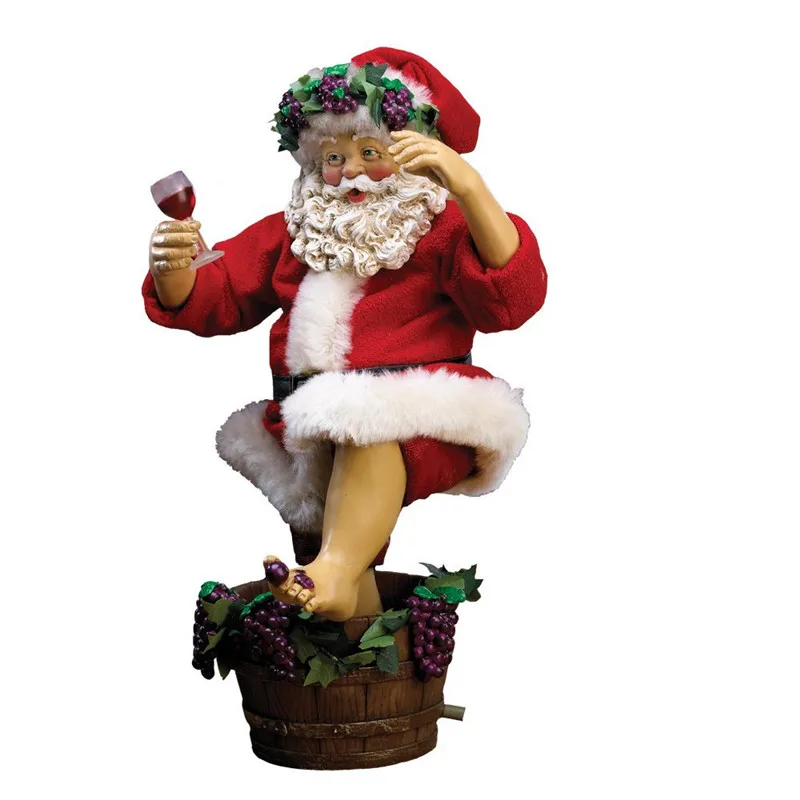 santa claus resin statue