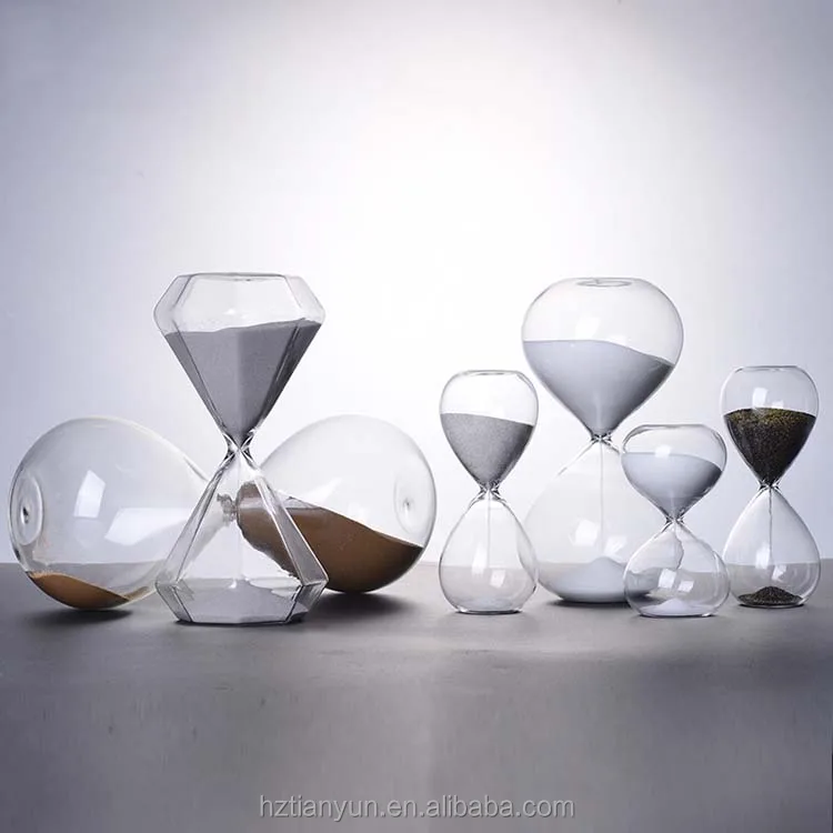 
glass hourglass sand timer, 1 hour hourglass, sand houglass 