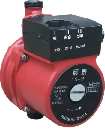 Zhejiang Wenling OYAD rode kleur hot water automatische stille sanitaire druk booster pomp voor badkamer CRS15/9