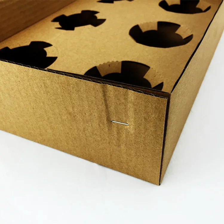 Disposable Corrugated Paper Coffee Paper Cup Tray for Wholesale