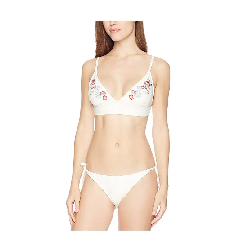 लोकप्रिय डिजाइन के लिए लड़की के गर्म सेक्सी कशीदाकारी पुष्प बिकनी Swimwear के सेक्सी महिलाओं