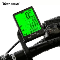 

WEST BIKING Bike Computer Mount 20 Functions Speedometer Odometer Cycling Computer Waterproof Wireless Exercise Bicycle Computer