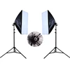 Photo Studio Kit Photography Light Continuous Light Softbox Kit 2PCS*Light stand+2PCS* Wired Softbox