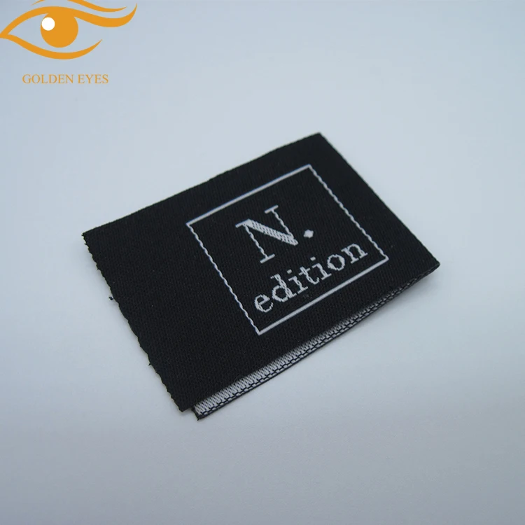 Customized Private Woven Label For Clothing Neck Label Template Free ...