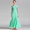 2017 Fashion Female Milk Silk International Standard Ballroom Dance Dresses Waltz / Tango / Foxtrot / Quickstep For Sale ZH4021