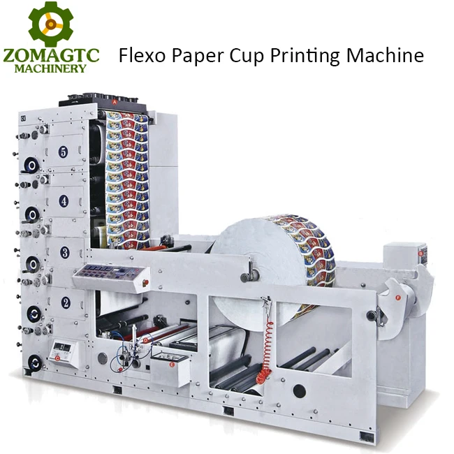 Paper Coffee Cup Printing Machine Automatic Flexo Paper Cup Printing