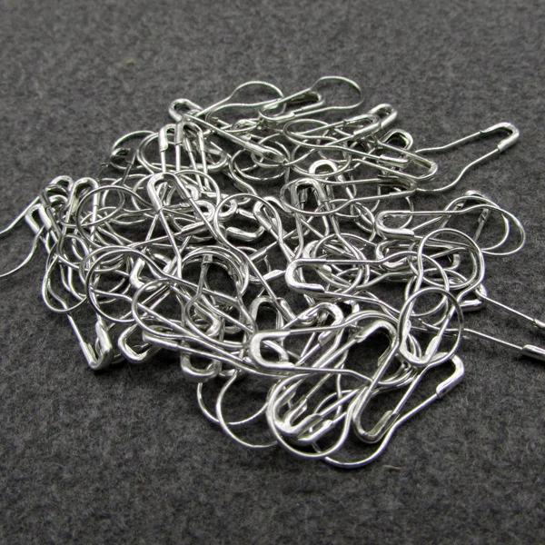

Wholesale Nickel Safety Pin Pear Shape brass safety pin