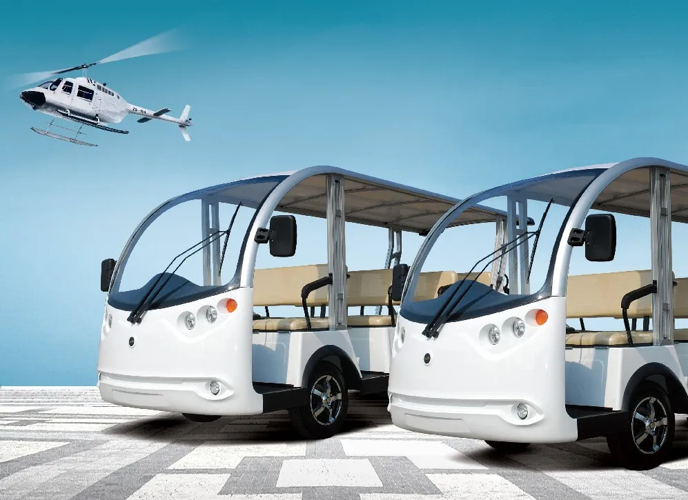 Best Electric 14seats Sightseeing Car for Hotel and resorts’ transportation service