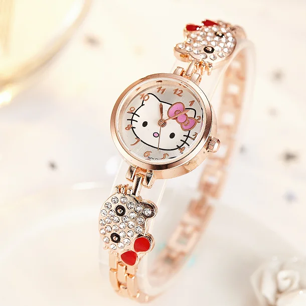 

2018 New Brand Cartoon Watches Women Children Dress Quartz Wristwatch Kids Watches Girls Montre Enfant