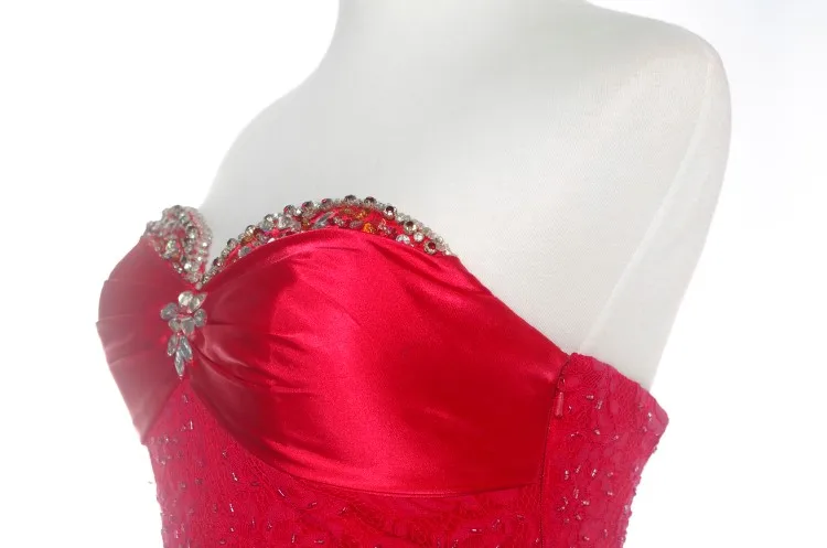 
Hot Sale Tight Graceful High Low Stain Beaded Puffy Long Tight Party Prom Dresses bondage evening dress 