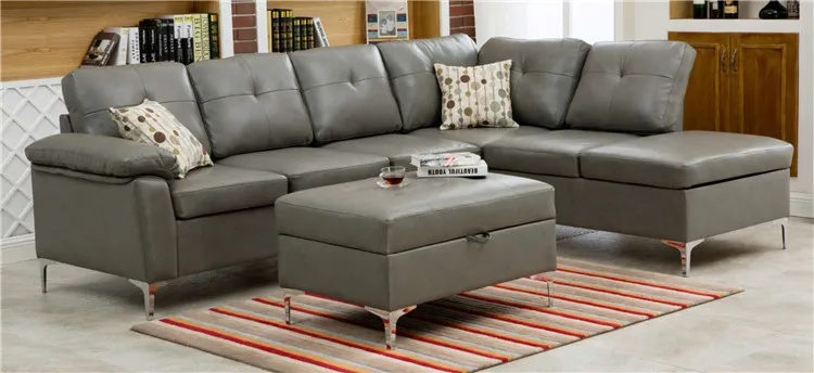 Modern style wide sofa best couches grey sectional with chaise