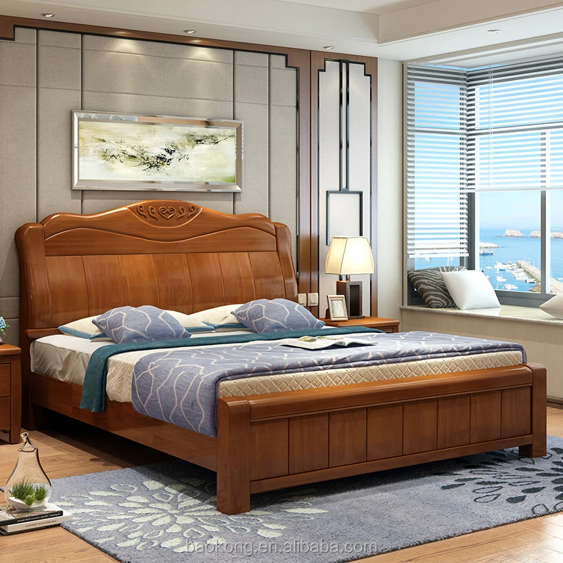 
New Design Popular High Back Wooden Bed  (60660321274)