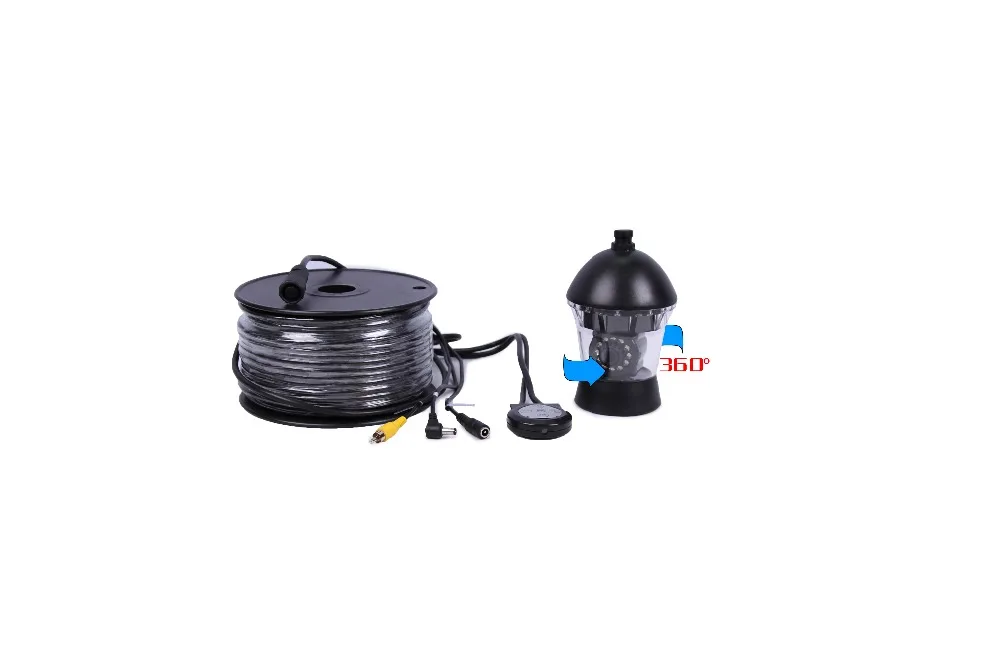 
20m 7 inch monitor 360 Degree View Underwater Fishing Camera Set 