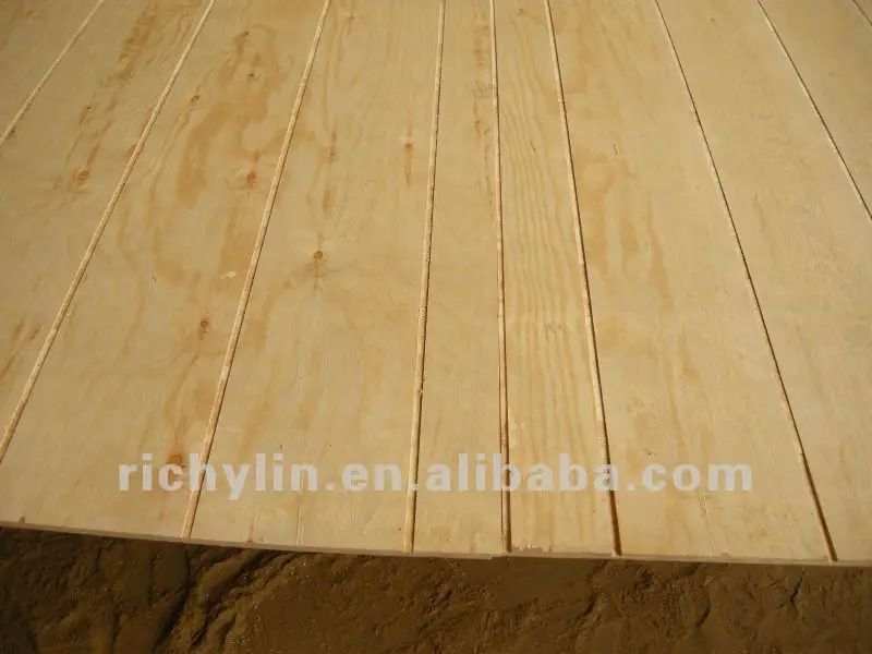 
grooved plywood 