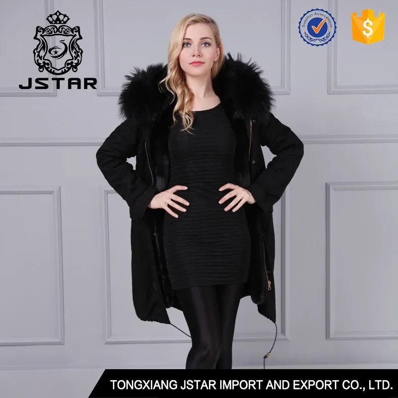 black faux fur coat womens