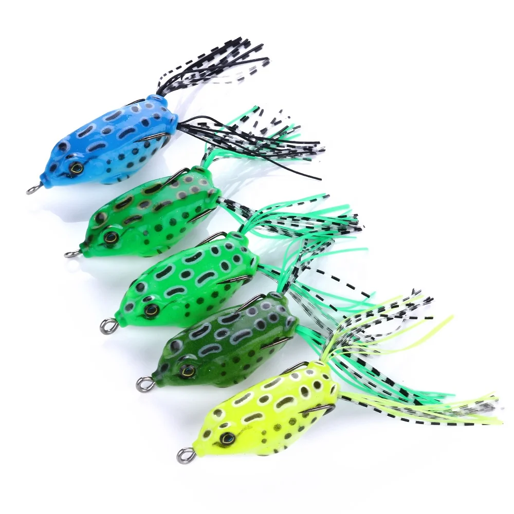 

Octopus skirts plastic fishing lures bass soft frog bait japan bait hook, 5 colors