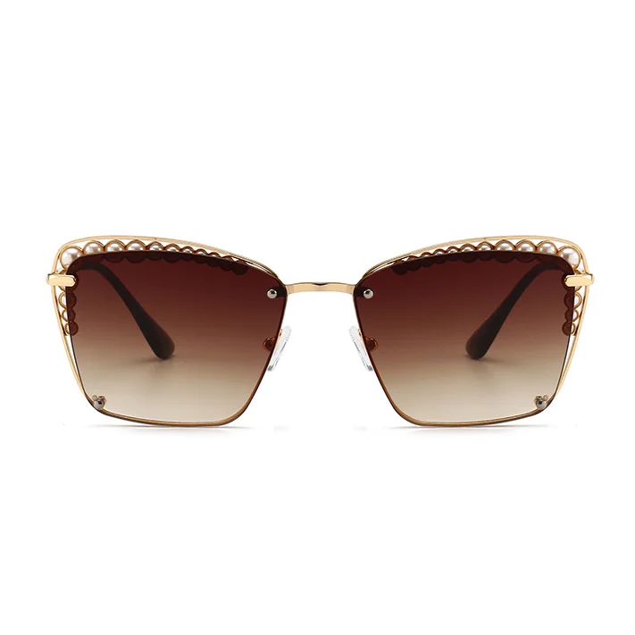 

10625 Superhot Eyewear 2019 Luxury Brand Designer Sun glasses Women Pearl Sunglasses