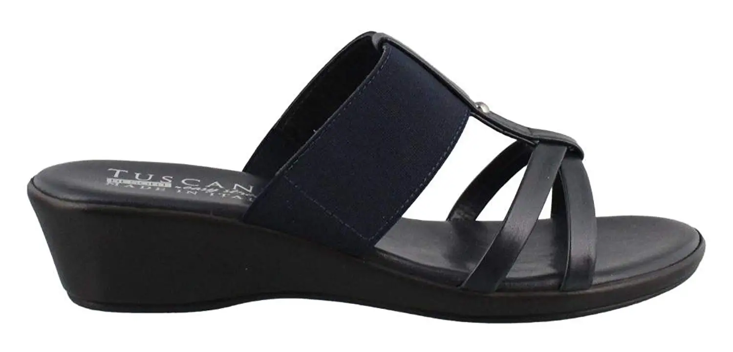 black wedge sandals low heel