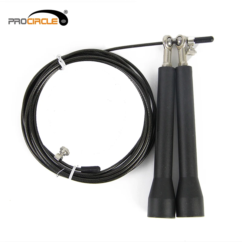 

ProCircle Wholesales Patented Jump Rope Fitness PVC With Custom Handles Logo, Red, blue, black, pink, yellow, orange, green, etc.