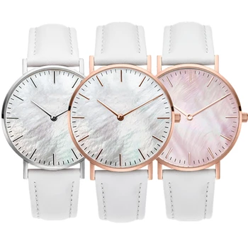 silver seashell watch