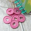 Disc notebook accessories custom size Heart shape, disc notebook rings